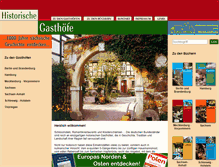 Tablet Screenshot of historische-gasthoefe.de